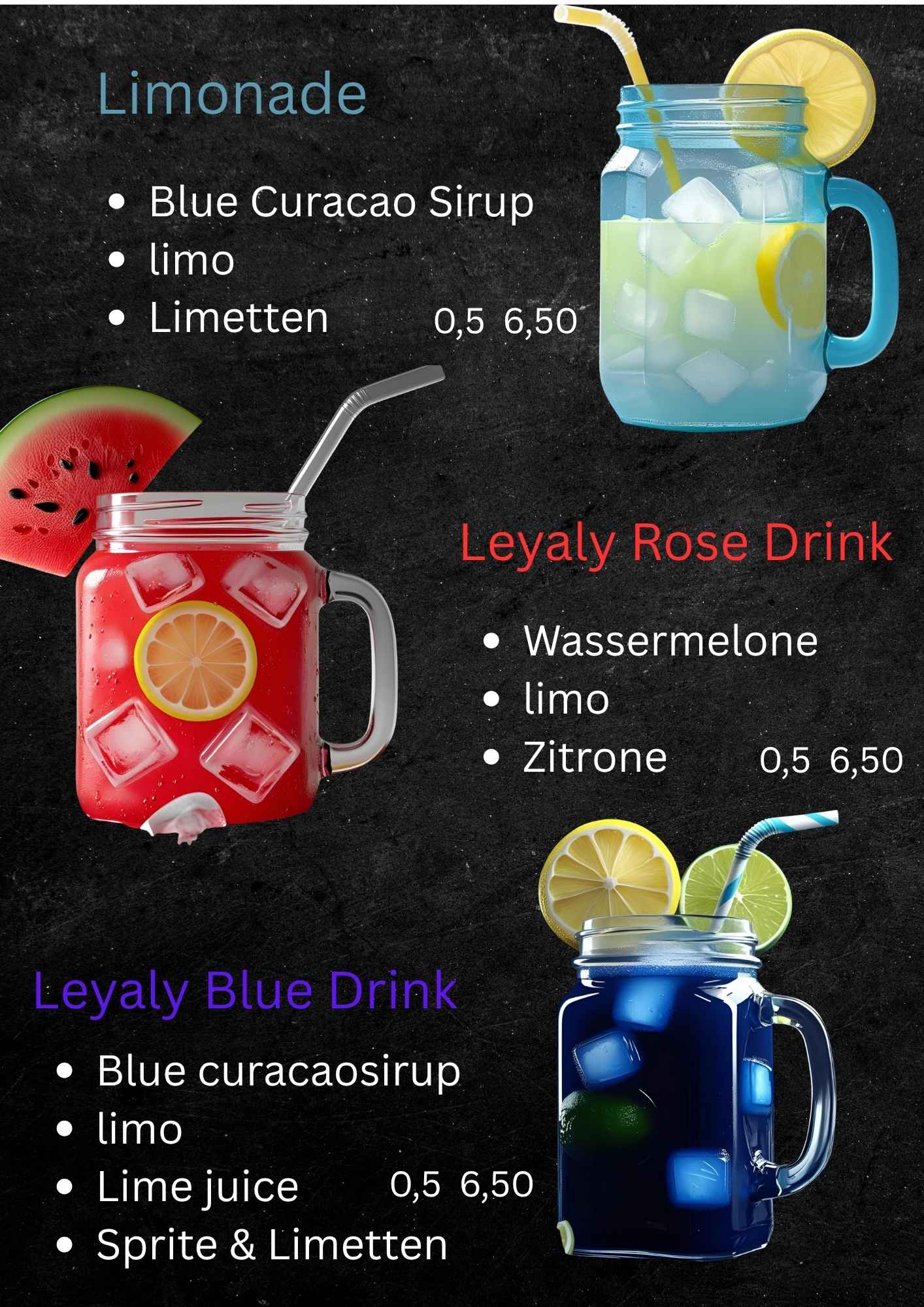 Sweet drinks